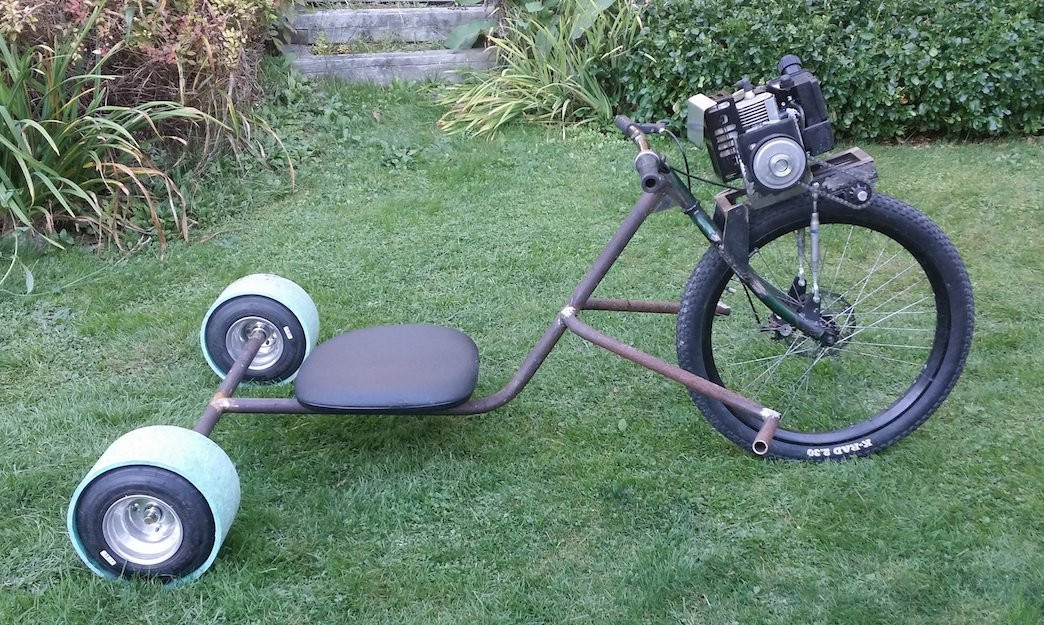 Best ideas about DIY Drift Trikes
. Save or Pin Allan s Motorized Rat Rod Drift Trike Now.