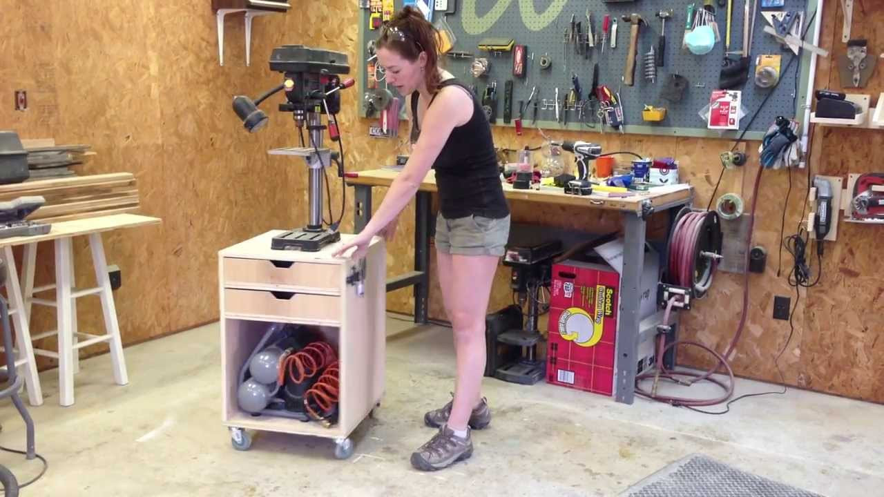 Best ideas about DIY Drill Press Stand
. Save or Pin DIY Rolling Drill Press Stand Now.