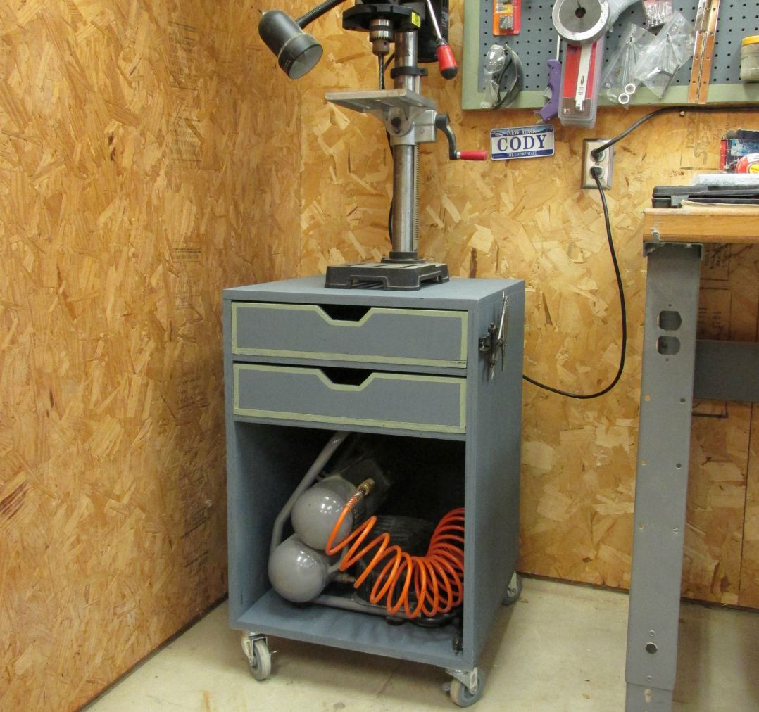 Best ideas about DIY Drill Press Stand
. Save or Pin DIY Rolling Drill Press Stand Wilker Do s Now.