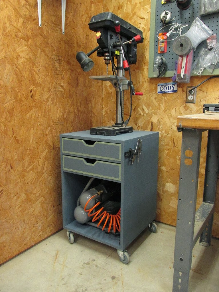 Best ideas about DIY Drill Press Stand
. Save or Pin DIY Rolling Drill Press Stand Wilker Do s Now.