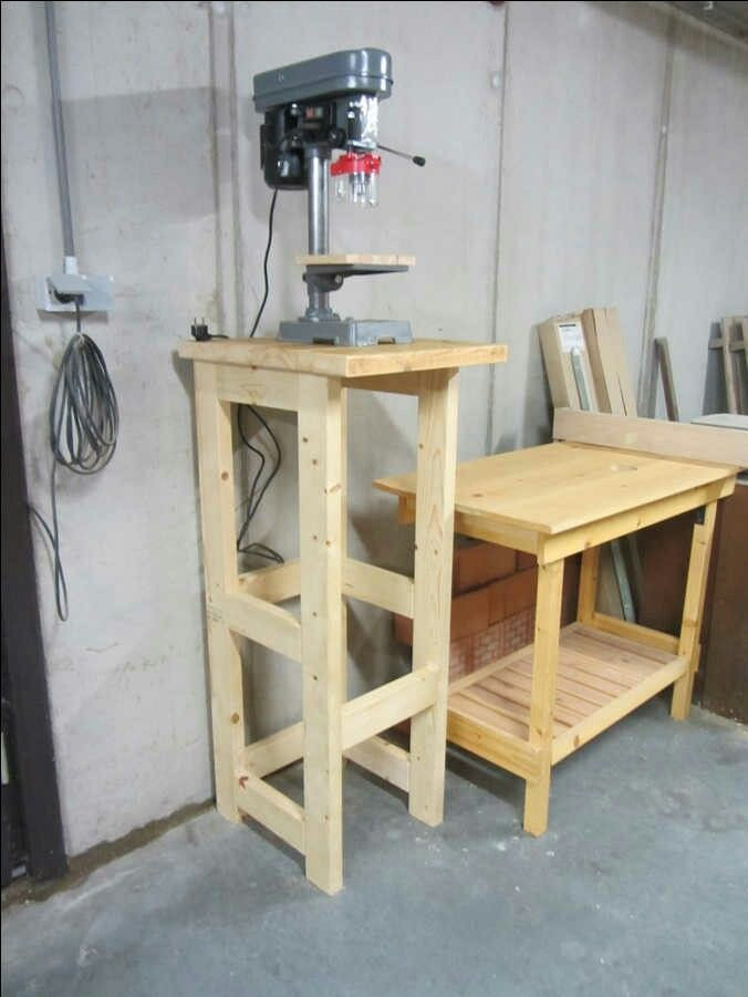 Best ideas about DIY Drill Press Stand
. Save or Pin Drill press stand Garage workshop Now.