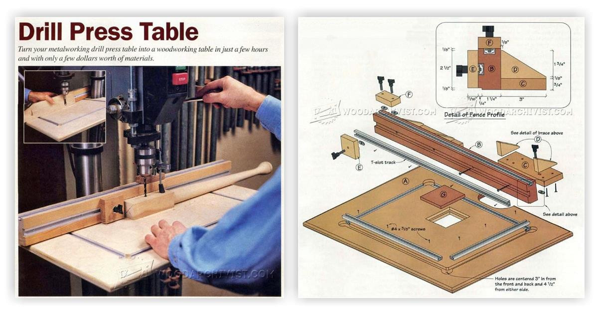 Best ideas about DIY Drill Press Table
. Save or Pin DIY Drill Press Table • WoodArchivist Now.