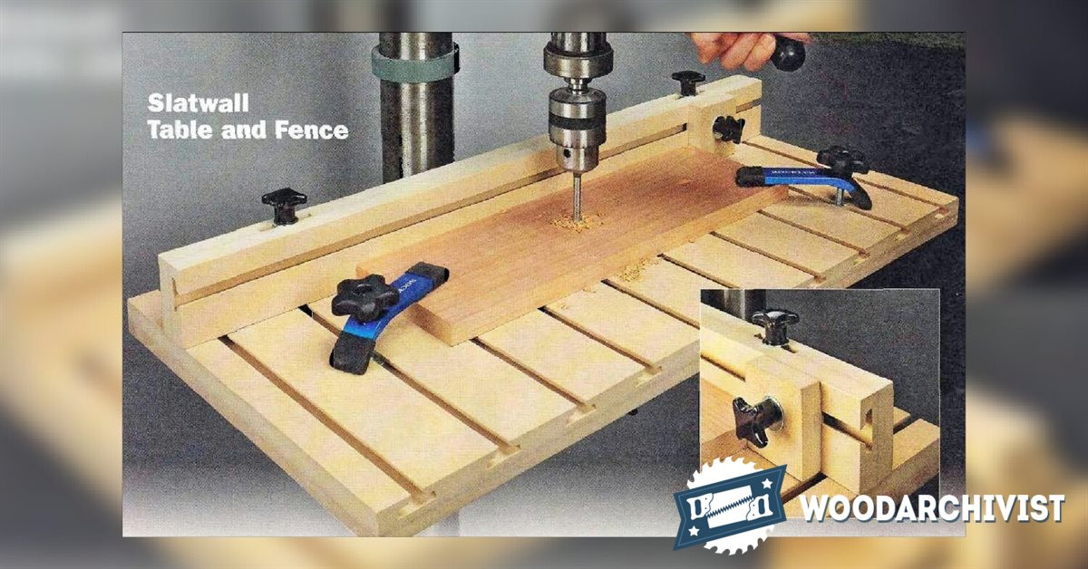 Best ideas about DIY Drill Press Table
. Save or Pin Drill Press Table and Fence Plans • WoodArchivist Now.