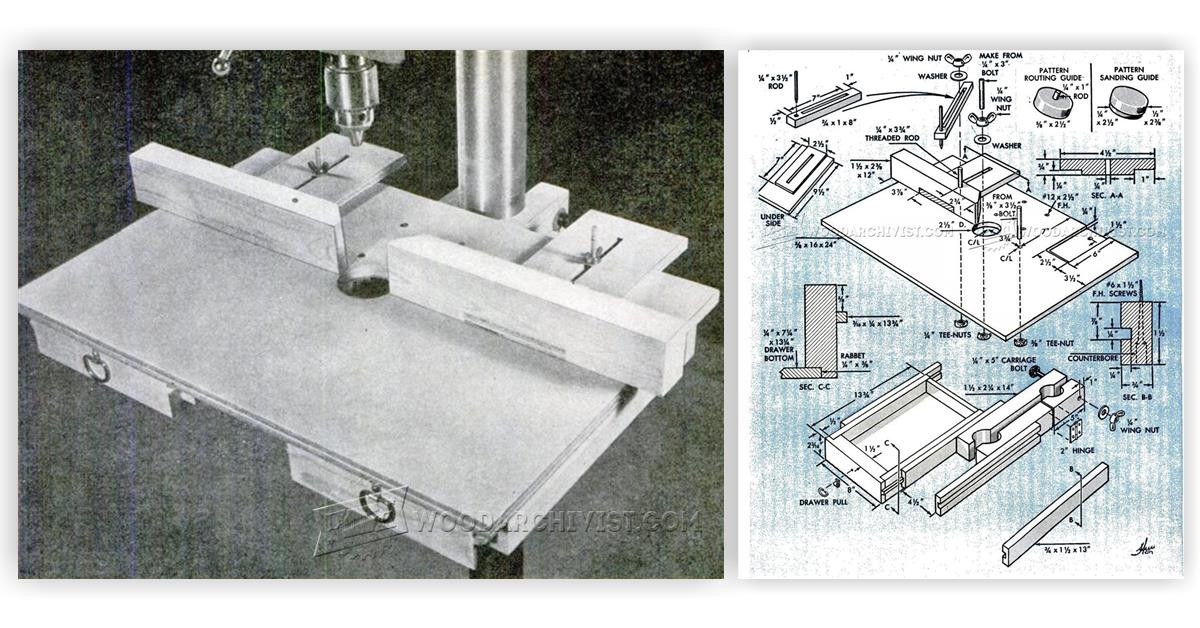 Best ideas about DIY Drill Press Table
. Save or Pin DIY Drill Press Table • WoodArchivist Now.