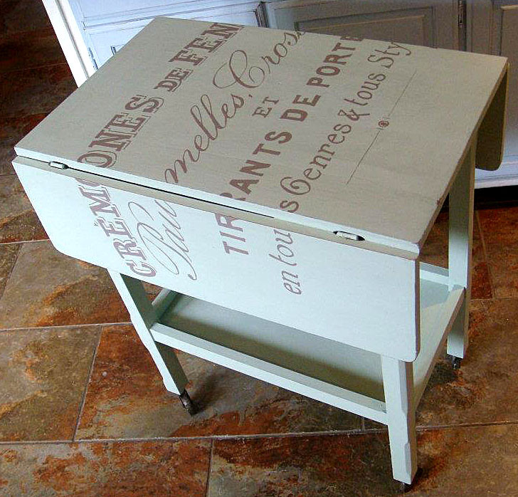 Best ideas about DIY Drop Leaf Table
. Save or Pin Ashley DIY Painted Table with Blender Pen Transfer Now.