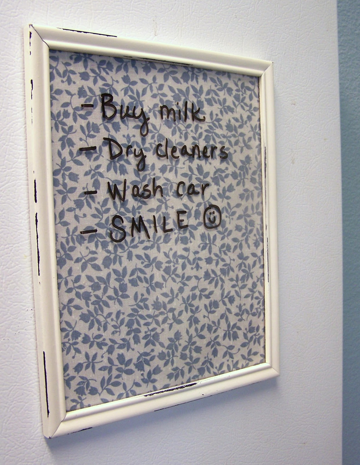 Best ideas about DIY Dry Erase Board
. Save or Pin Orangie s Attic DIY Shabby Chic Dry Erase Memo Board Now.