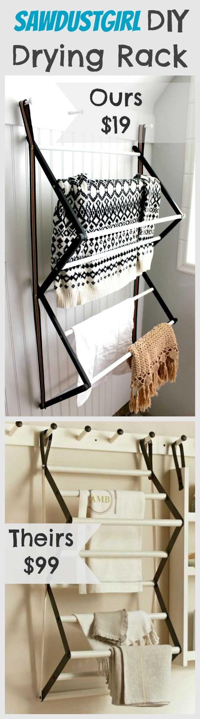 Best ideas about DIY Drying Rack
. Save or Pin Diy Laundry Drying Rack WoodWorking Projects & Plans Now.