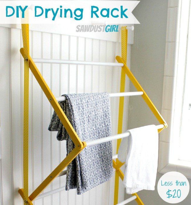 Best ideas about DIY Drying Racks
. Save or Pin Hanging Drying Rack Sawdust Girl Now.