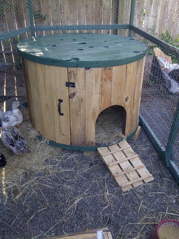 Best ideas about DIY Duck House
. Save or Pin DIY Cable Spool Duck House Now.