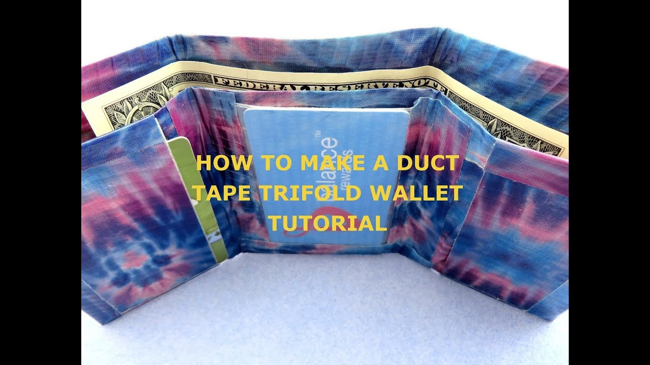 Best ideas about DIY Duct Tape Wallets
. Save or Pin Easy DIY Duct Tape Trifold Wallet with Pockets and ID Now.
