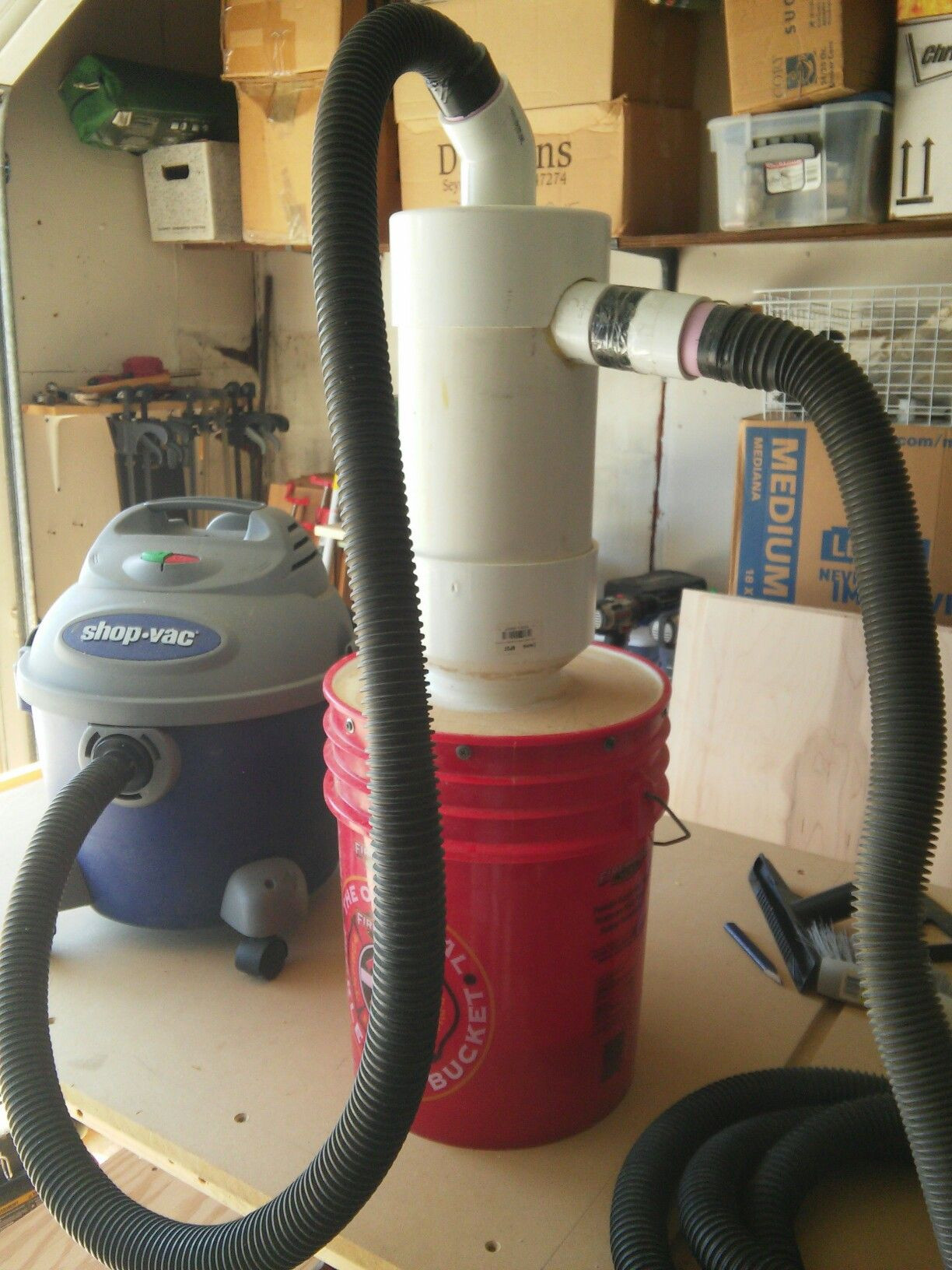 Best ideas about DIY Dust Collection
. Save or Pin Finished diy cyclone dust collection My projects Now.