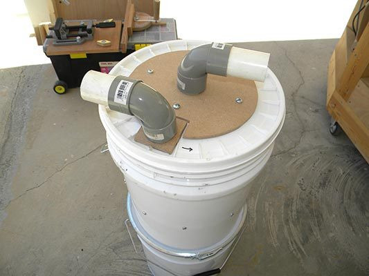 Best ideas about DIY Dust Collector
. Save or Pin Mini Cyclone Bucket Dust Collector Now.