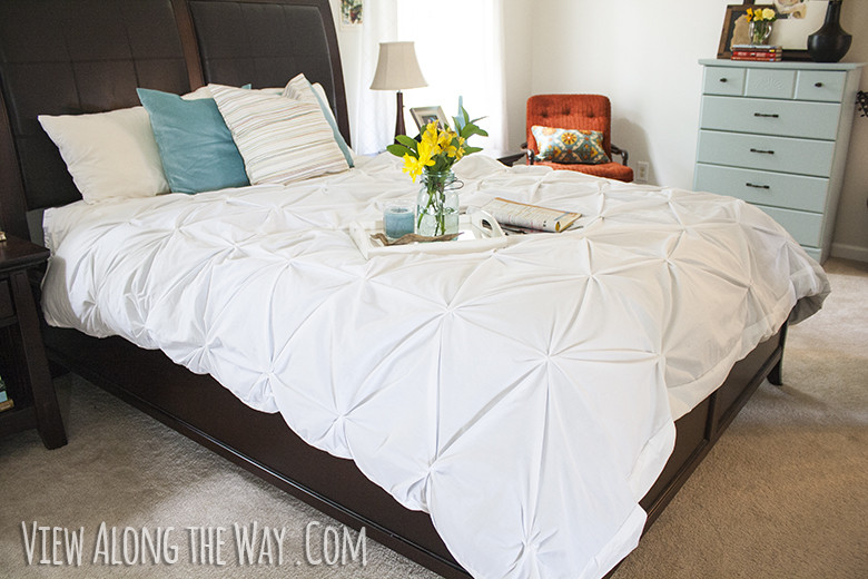Best ideas about DIY Duvet Cover
. Save or Pin DIY Pintuck Duvet View Along the Way Now.