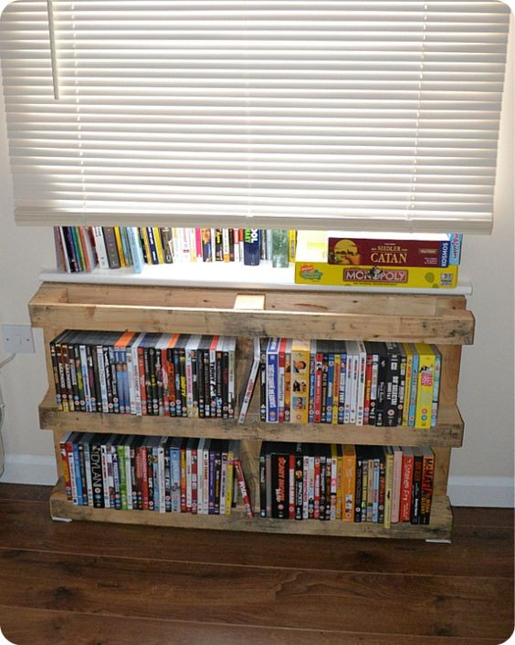 Best ideas about DIY Dvd Rack
. Save or Pin Dvd stand Dvd rack and Pallets on Pinterest Now.