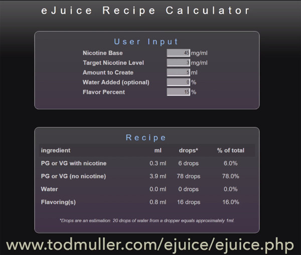 Best ideas about DIY E Liquid Calculator
. Save or Pin A Guide How To Mix Your Own E liquid E Cigs UK Now.