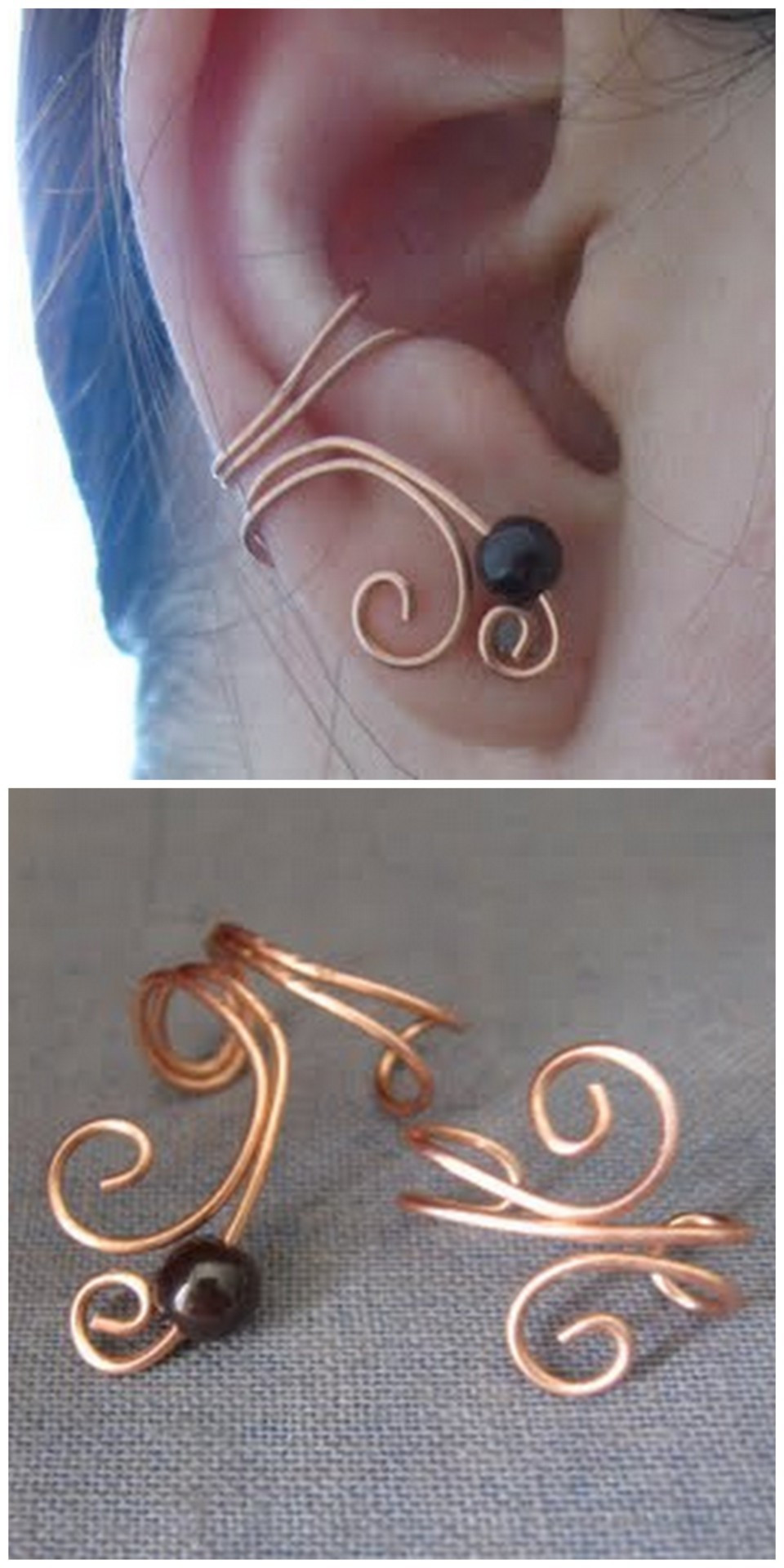 Best ideas about DIY Ear Cuffs
. Save or Pin True Blue Me & You DIYs for Creatives Now.
