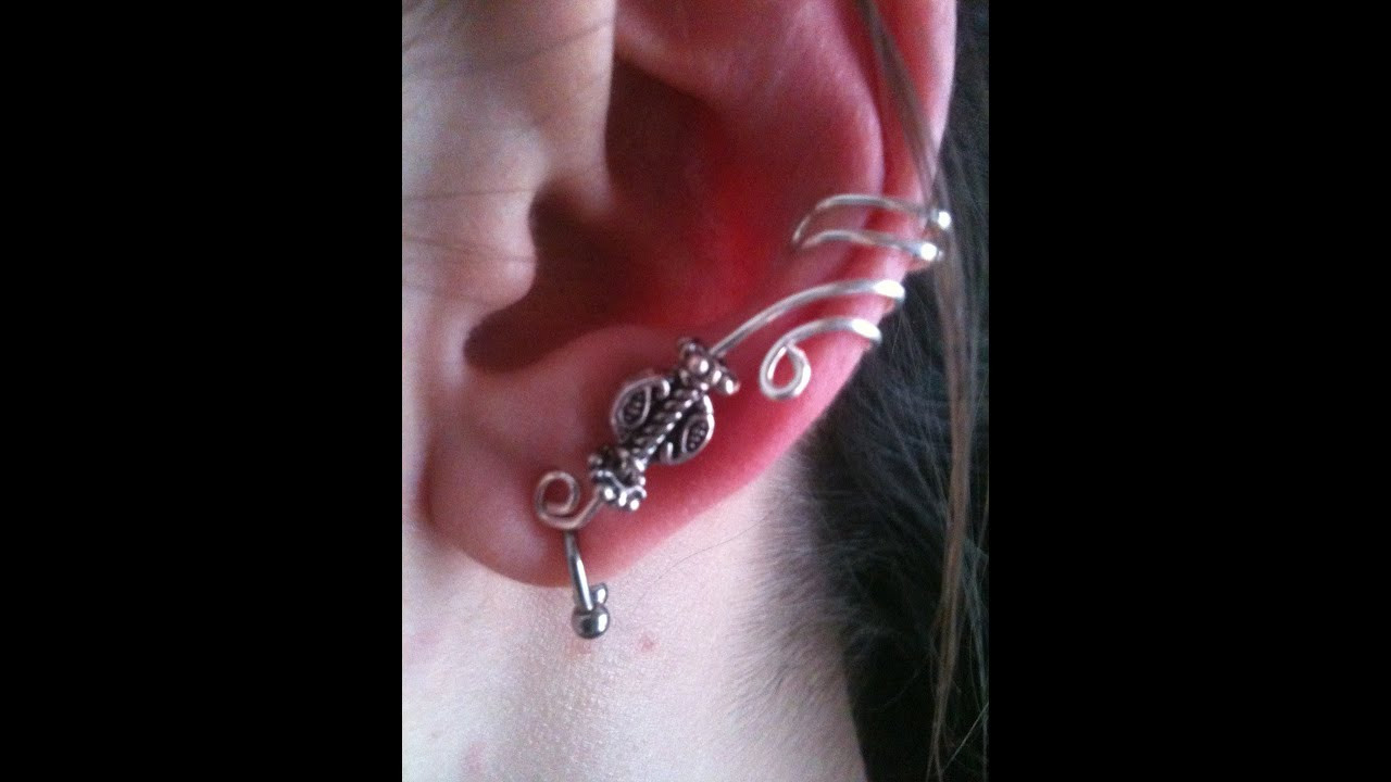 Best ideas about DIY Earring Cuff
. Save or Pin DIY a little more advanced ear cuff Now.