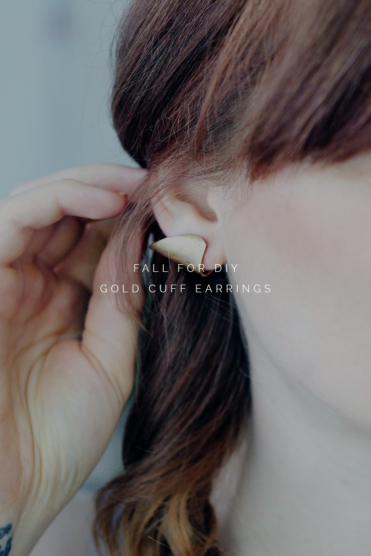 Best ideas about DIY Earring Cuff
. Save or Pin DIY Faux Gold Cuff Earrings Now.