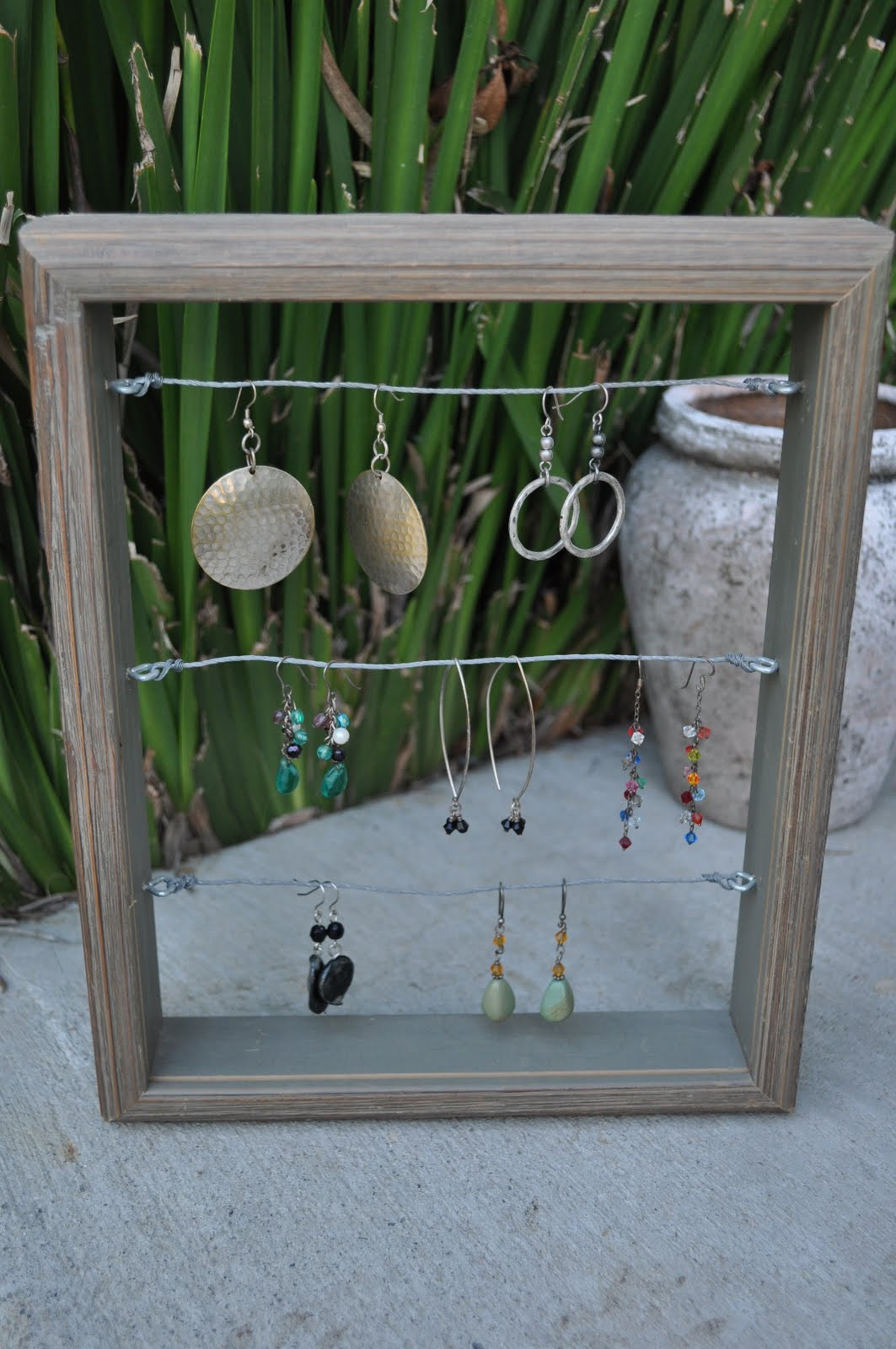 Best ideas about DIY Earring Display
. Save or Pin Four Harp Designs Tutorial DIY Earring Display & Organizer Now.