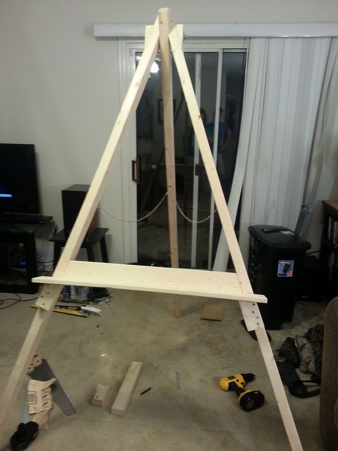 Best ideas about DIY Easel Stand
. Save or Pin 3 Ways to Make an Easel wikiHow Now.
