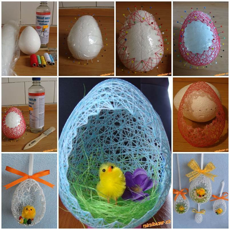 Best ideas about DIY Easter Basket
. Save or Pin DIY Easter Egg Basket from Thread Now.