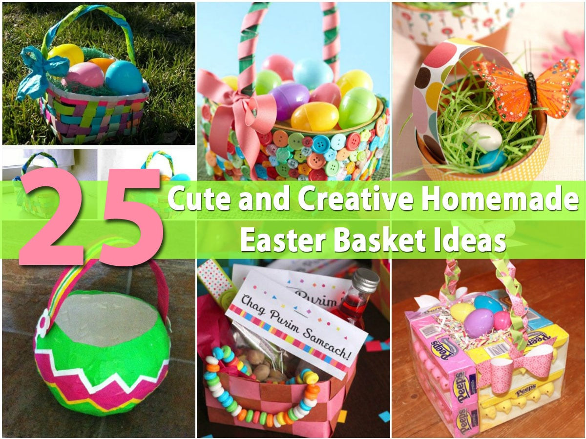 Best ideas about DIY Easter Basket Ideas
. Save or Pin 25 Cute and Creative Homemade Easter Basket Ideas DIY Now.