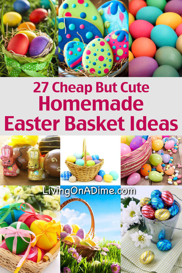 Best ideas about DIY Easter Basket Ideas
. Save or Pin 27 Cheap But Cute Homemade Easter Basket Ideas Now.
