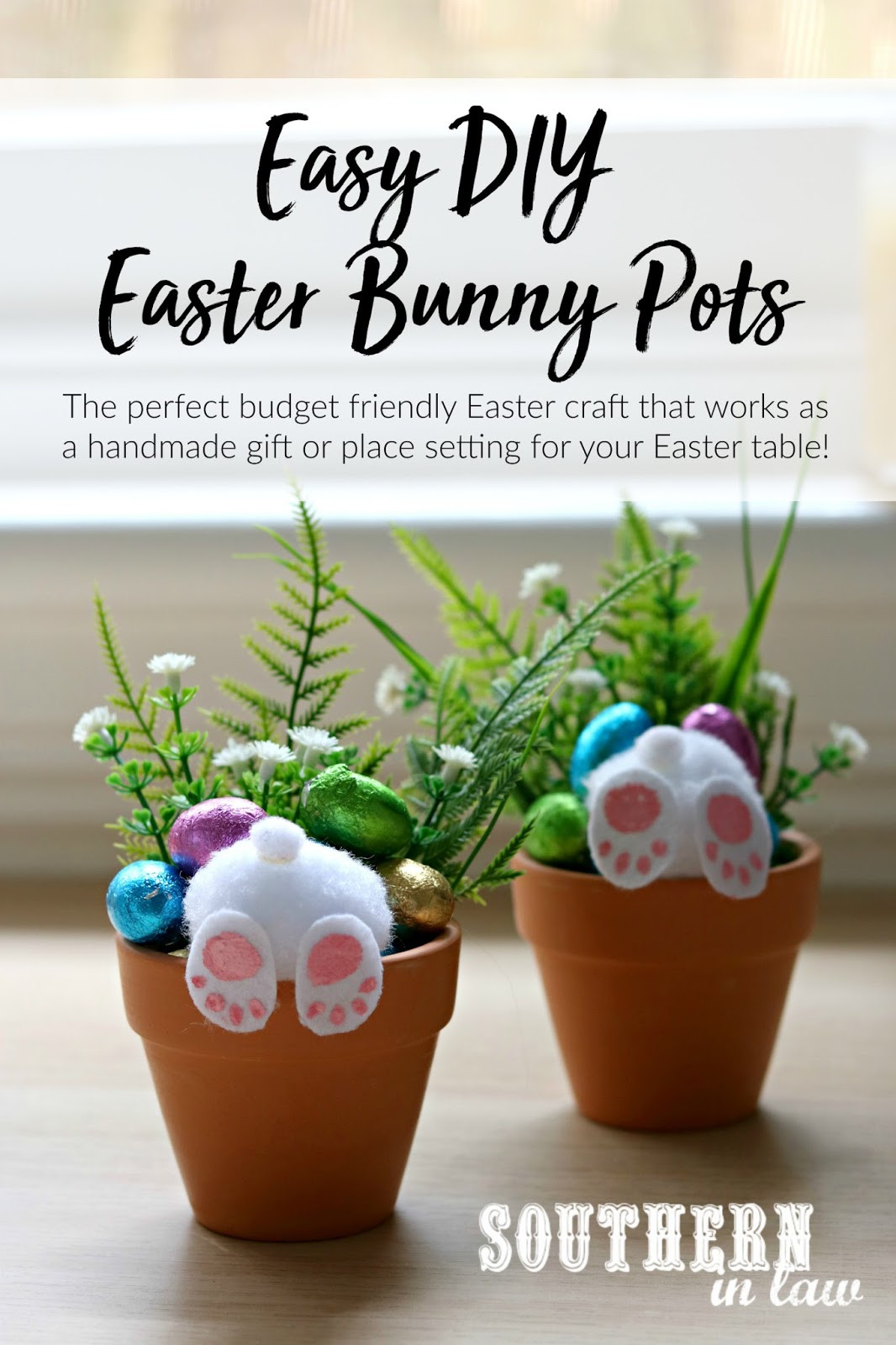 Best ideas about DIY Easter Crafts
. Save or Pin Southern In Law How to Make Your Own Curious Easter Bunny Now.