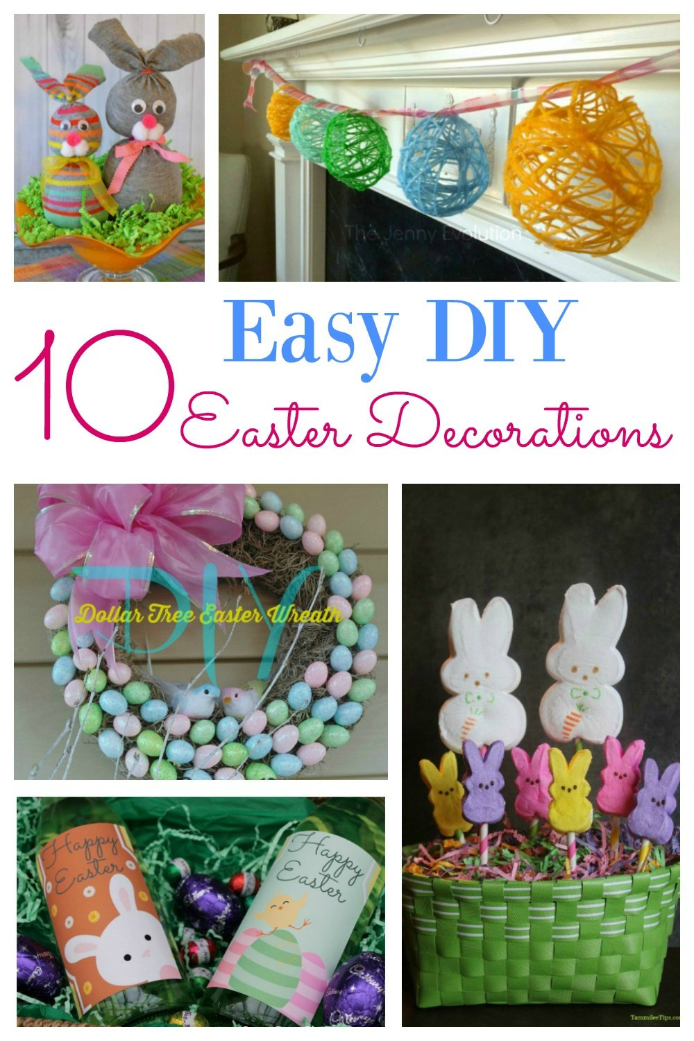 Best ideas about DIY Easter Decorations
. Save or Pin 10 Easy DIY Easter Decorations You Must Do This Year Now.