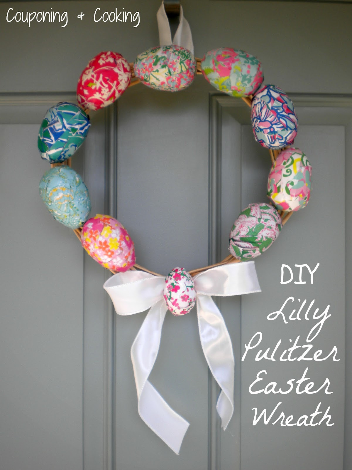 Best ideas about DIY Easter Wreath
. Save or Pin Tobins Tastes DIY Lilly Pulitzer Easter Egg Wreath Now.