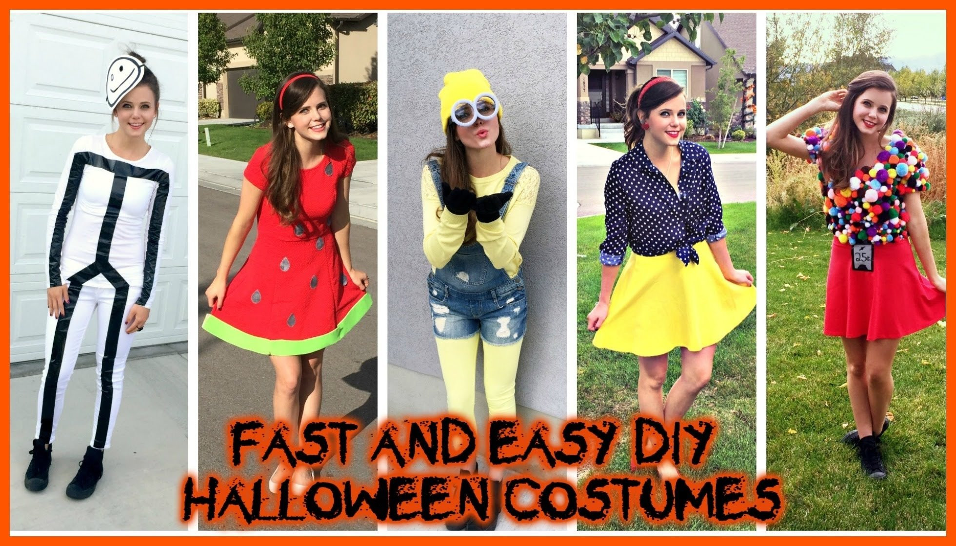 Best ideas about DIY Easy Costume
. Save or Pin 10 Attractive Last Minute Homemade Halloween Costume Ideas Now.
