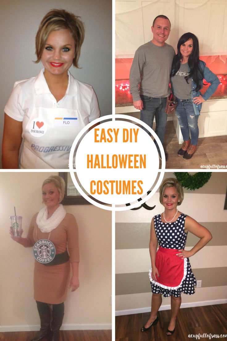 Best ideas about DIY Easy Costume
. Save or Pin DIY Halloween Costume Ideas A Cup Full of Sass Now.