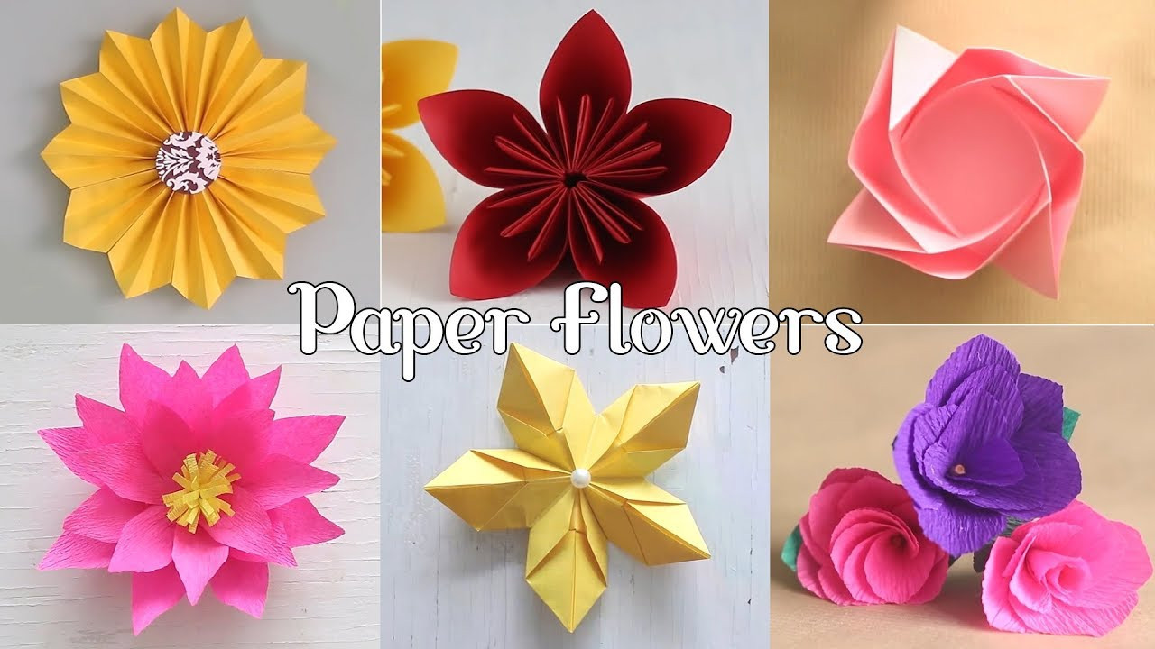 Best ideas about DIY Easy Paper Flowers
. Save or Pin 6 Easy Paper Flowers Flower Making Now.