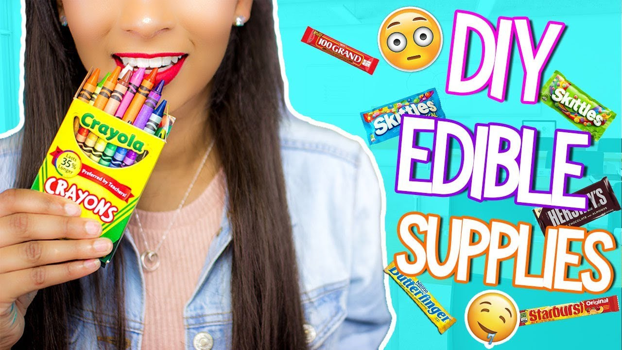 Best ideas about DIY Edible School Supplies
. Save or Pin DIY Edible School Supplies PRANKS for Back to School 2017 Now.