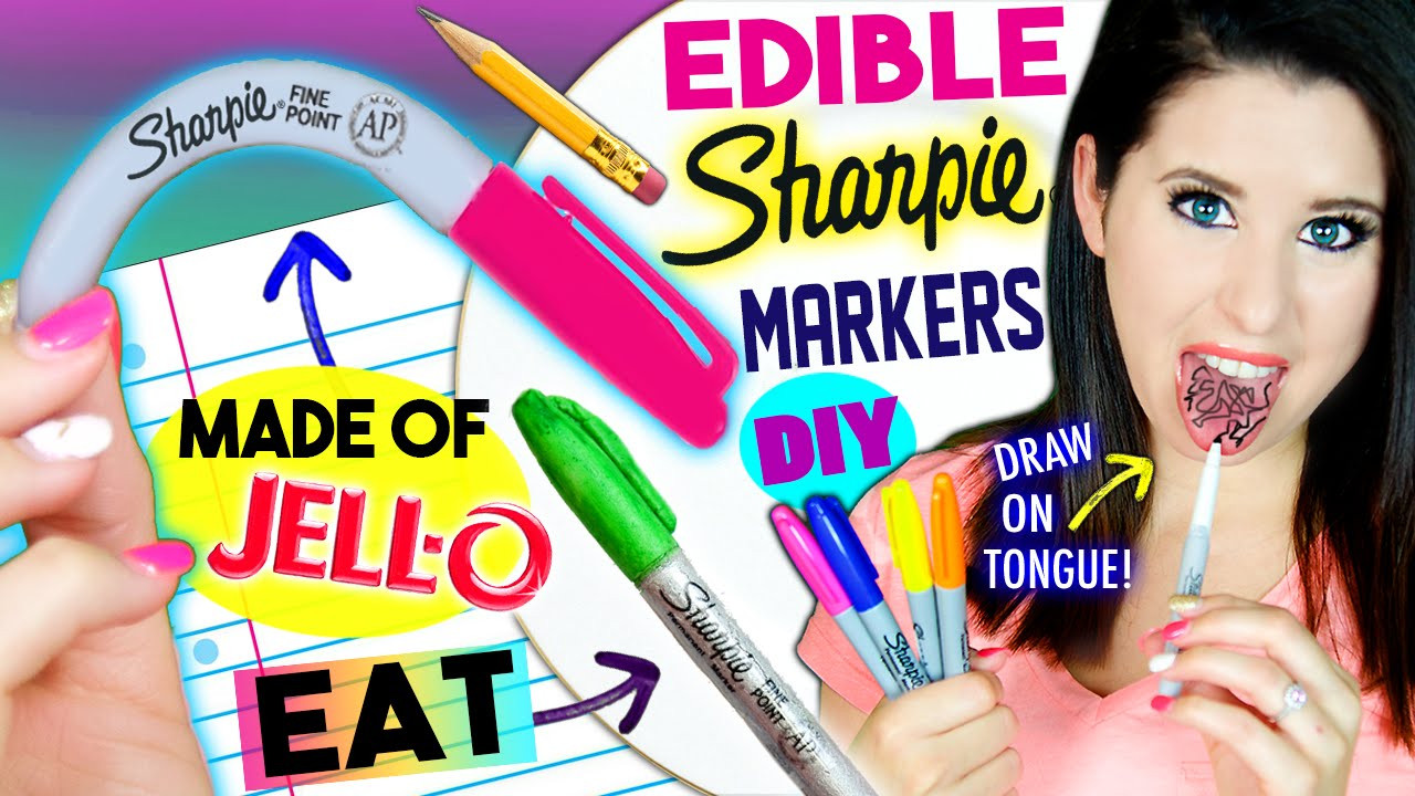 Best ideas about DIY Edible School Supplies
. Save or Pin DIY EDIBLE Sharpie Markers EAT Sharpies Whole Now.