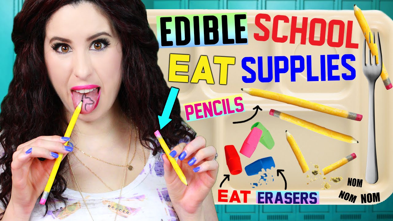 Best ideas about DIY Edible School Supplies
. Save or Pin DIY Edible Pencils Erasers & School Supplies Now.