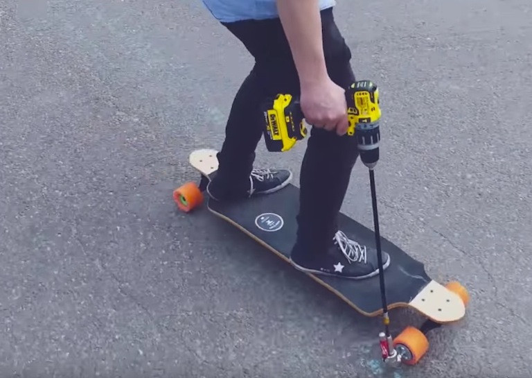 Best ideas about DIY Electric Skateboard
. Save or Pin How to Make a Cheap and Easy Electric Skateboard with a Drill Now.