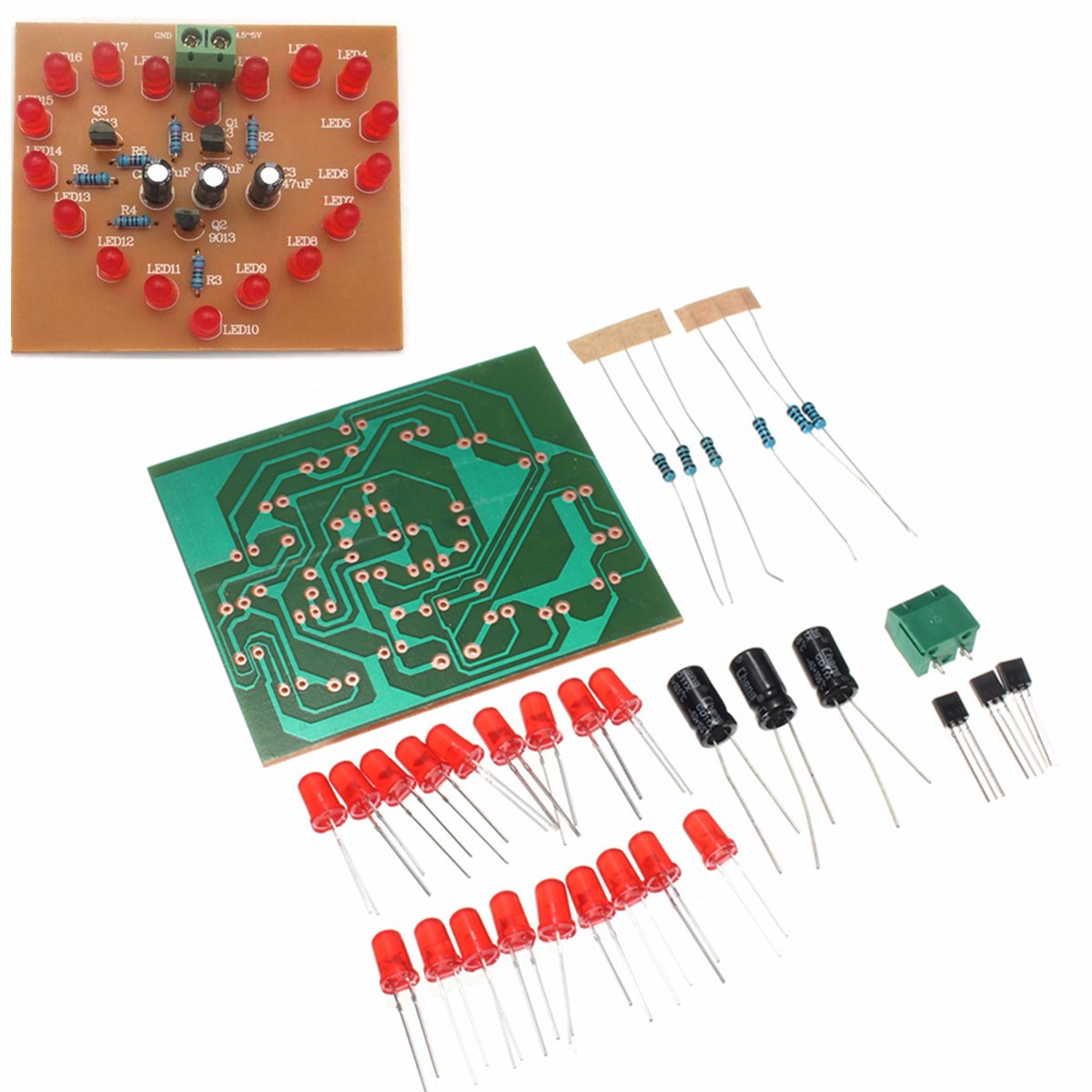 Best ideas about DIY Electronic Kits
. Save or Pin DIY LED Electronic Kit LED Flashing Light Heart Now.