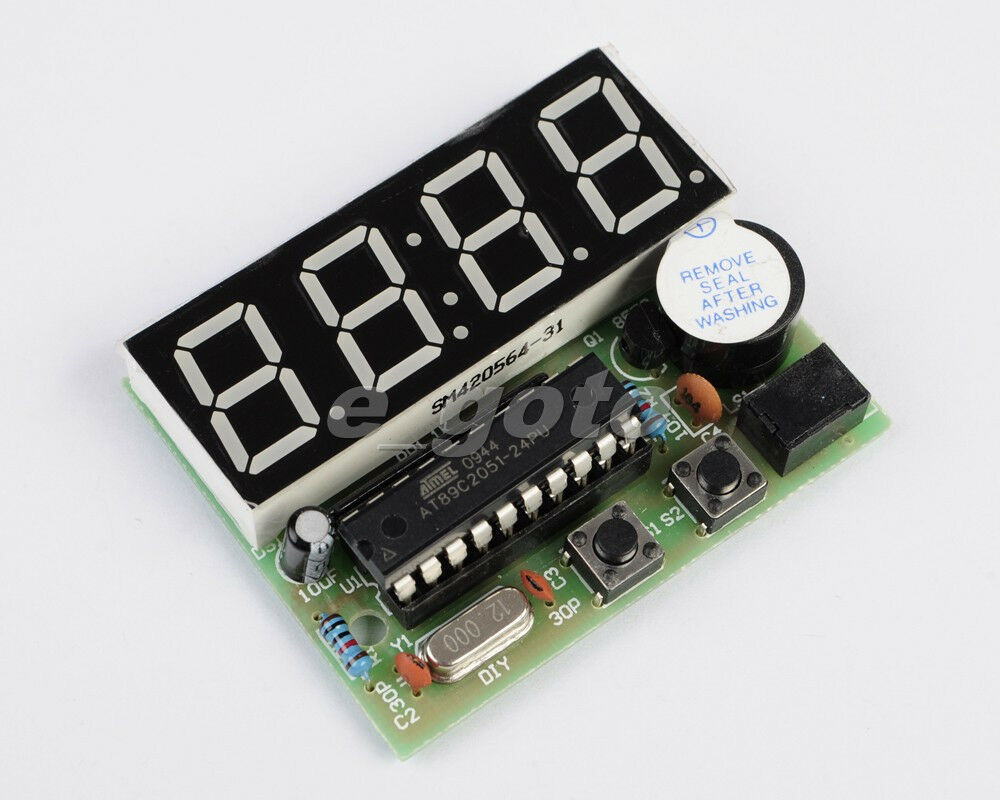 Best ideas about DIY Electronic Kits
. Save or Pin C51 Electronic Clock 4 Bits Clock kit Electronic Now.