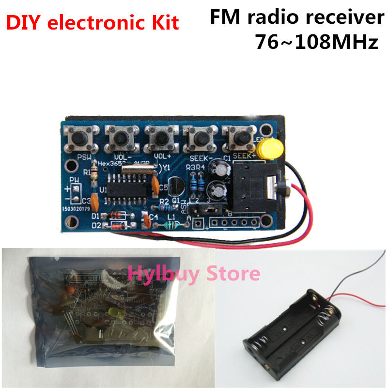Best ideas about DIY Electronic Kits
. Save or Pin DIY electronic Kit 5 keys stereo wireless FM radio Now.