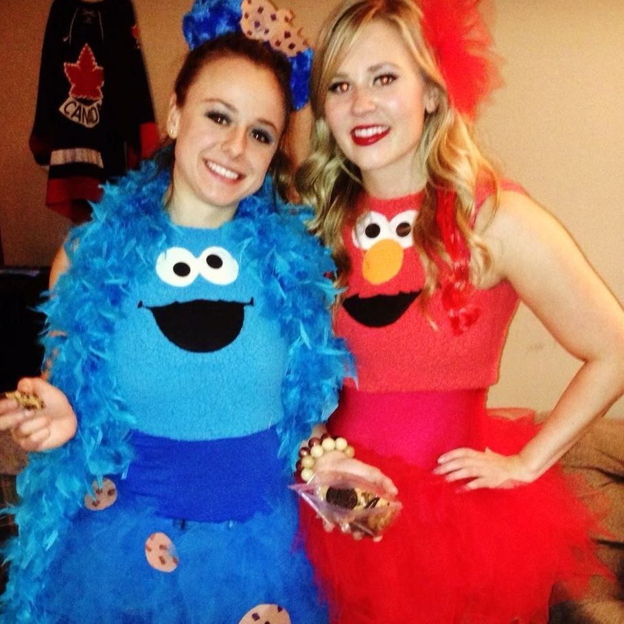 Best ideas about DIY Elmo Costume
. Save or Pin Couples DIY Halloween Costume Cookie Monster and Elmo Now.