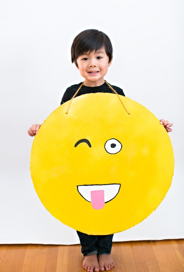 Best ideas about DIY Emoji Halloween Costume
. Save or Pin EASY DIY CARDBOARD EMOJI COSTUME Now.