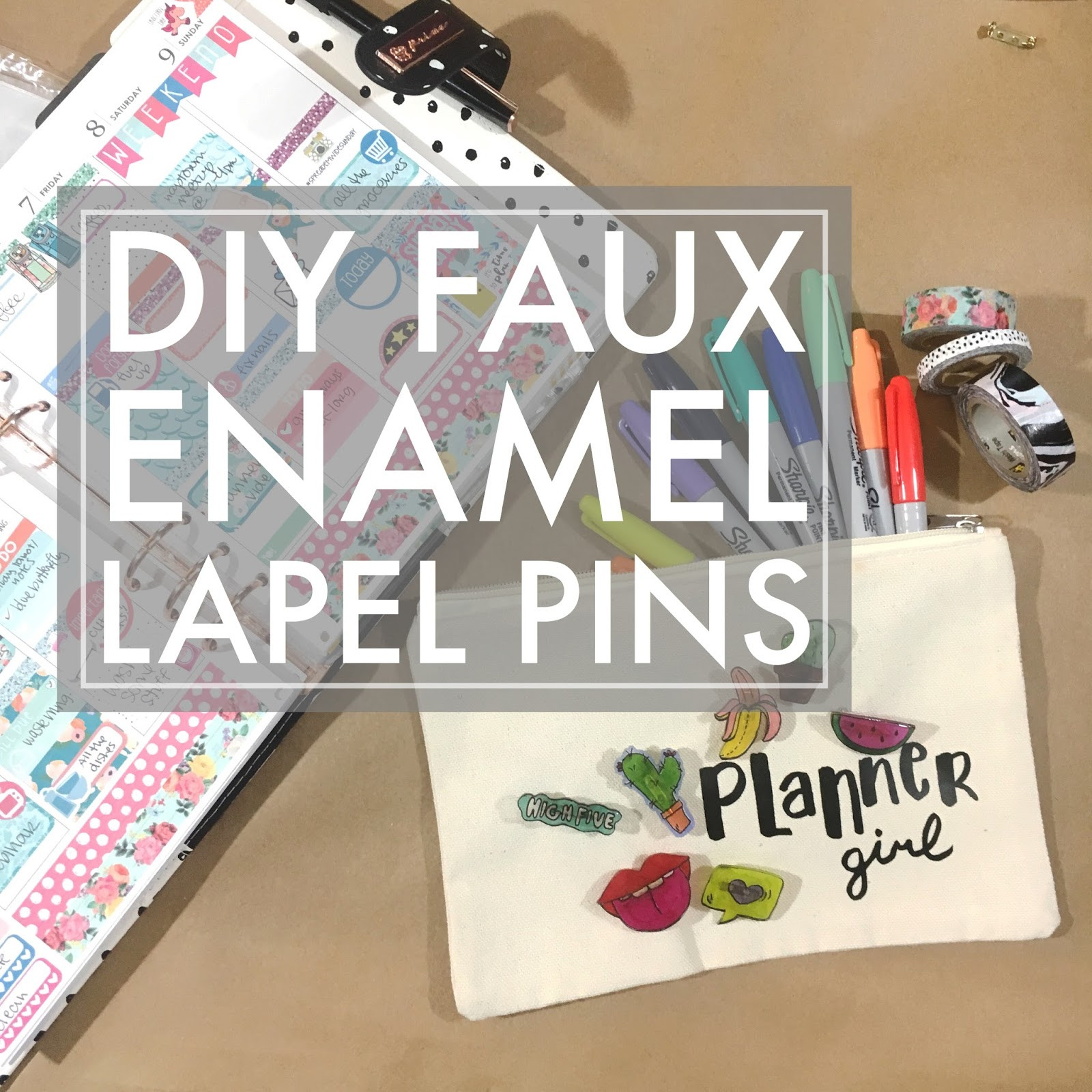 Best ideas about DIY Enamel Pins
. Save or Pin five sixteenths blog Make it Monday DIY Faux Enamel Pins Now.