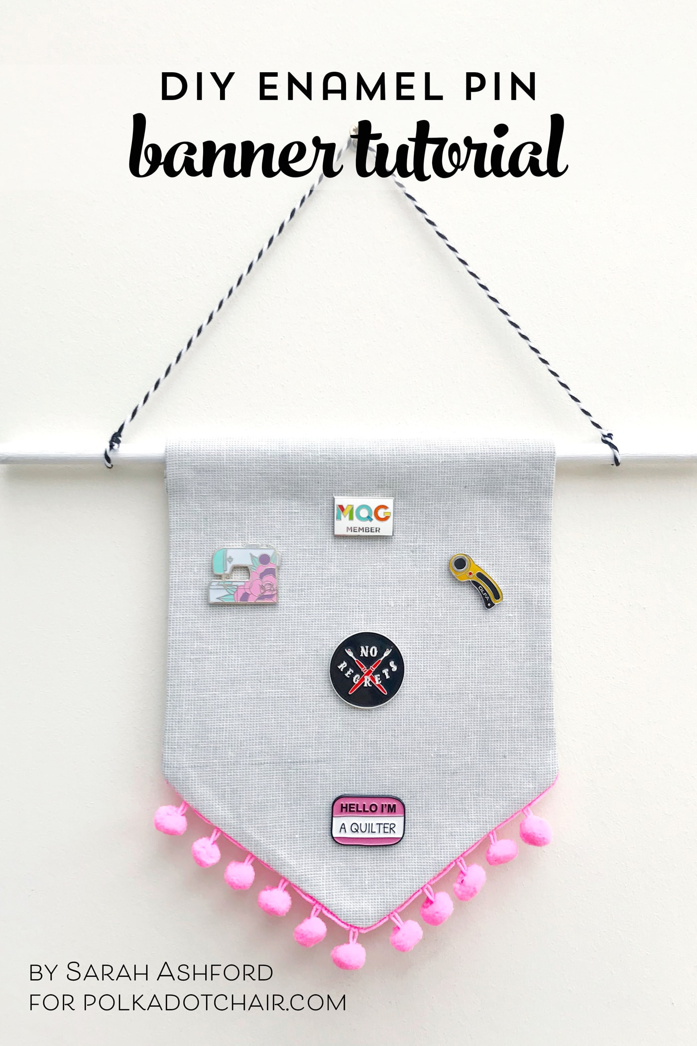 Best ideas about DIY Enamel Pins
. Save or Pin DIY Enamel Pin Banner Tutorial The Polka Dot Chair Now.