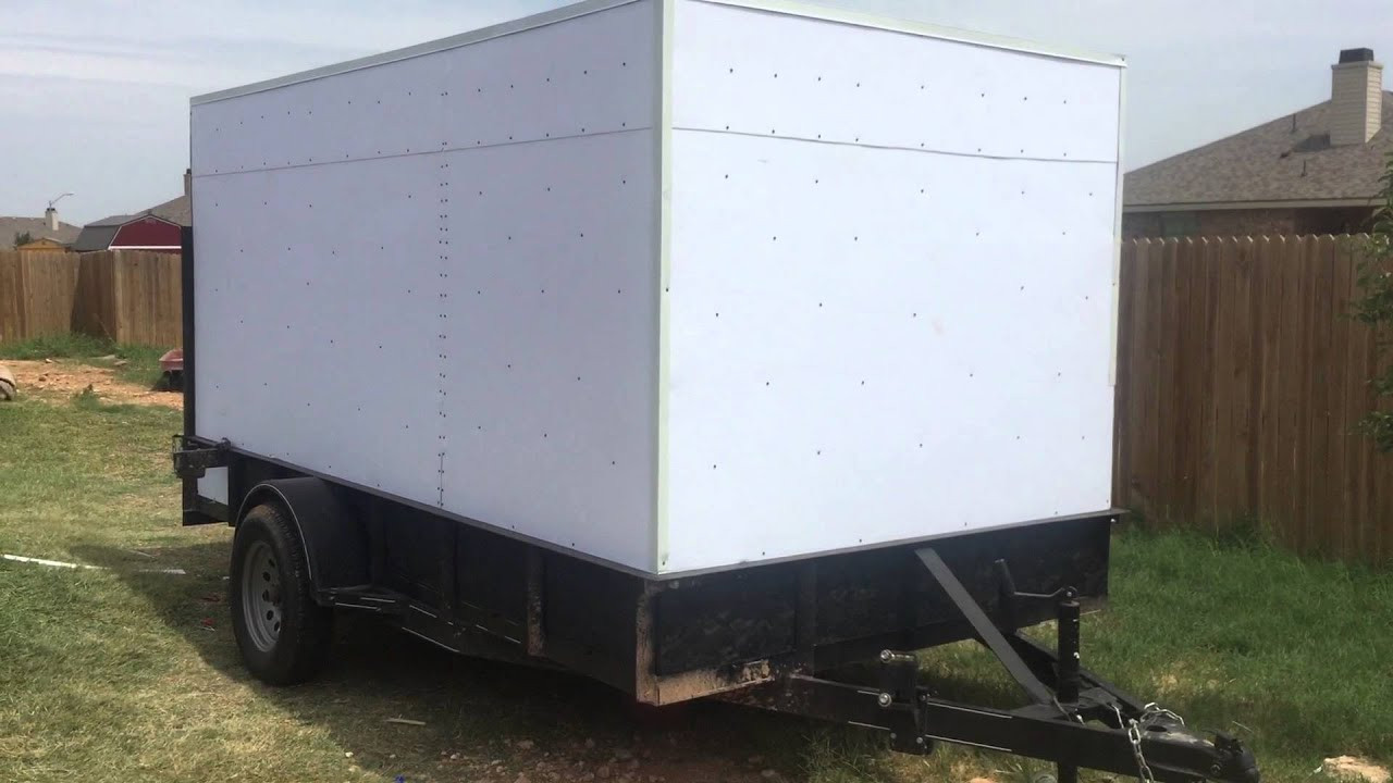 Best ideas about DIY Enclosed Trailer
. Save or Pin Homemade cargo trailer 4 Now.