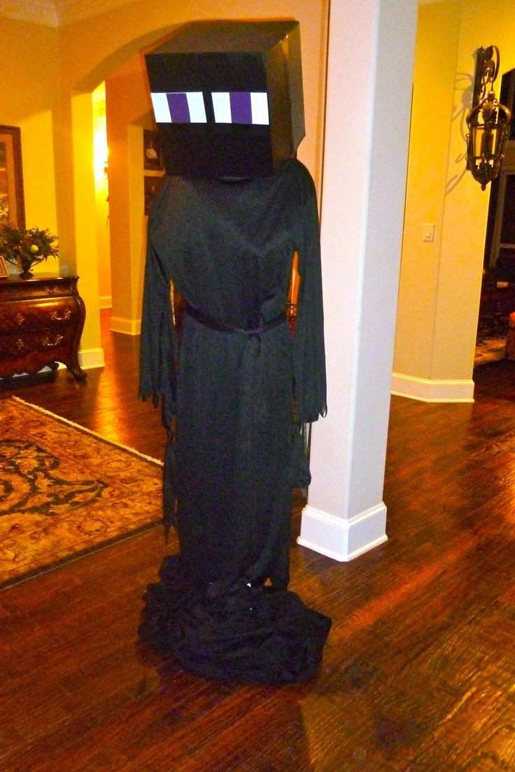 Best ideas about DIY Enderman Costume
. Save or Pin DIY minecraft black enderman costume for 2014 Halloween Now.