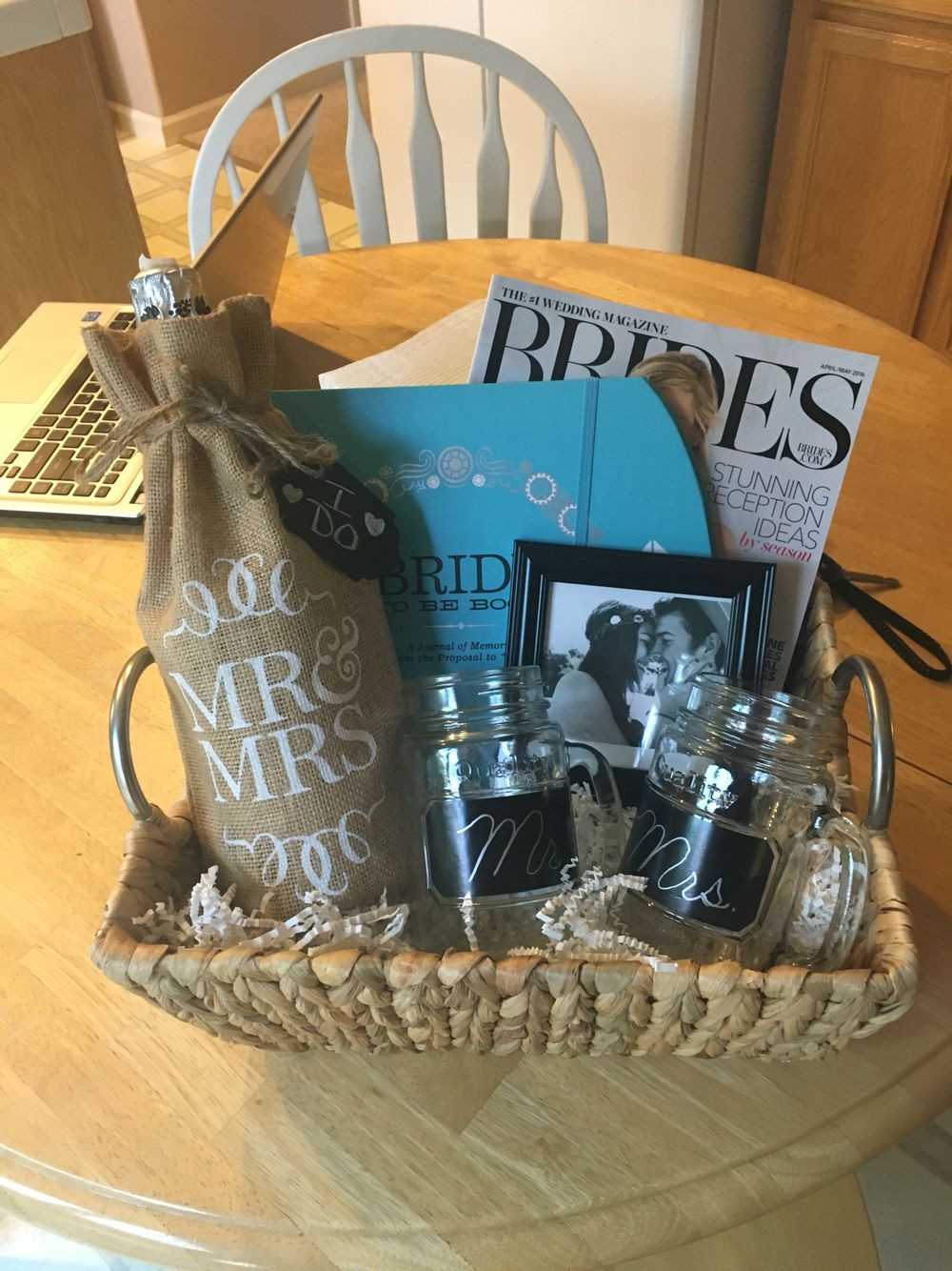 Best ideas about DIY Engagement Gift
. Save or Pin Engagement t basket That Special Day Now.