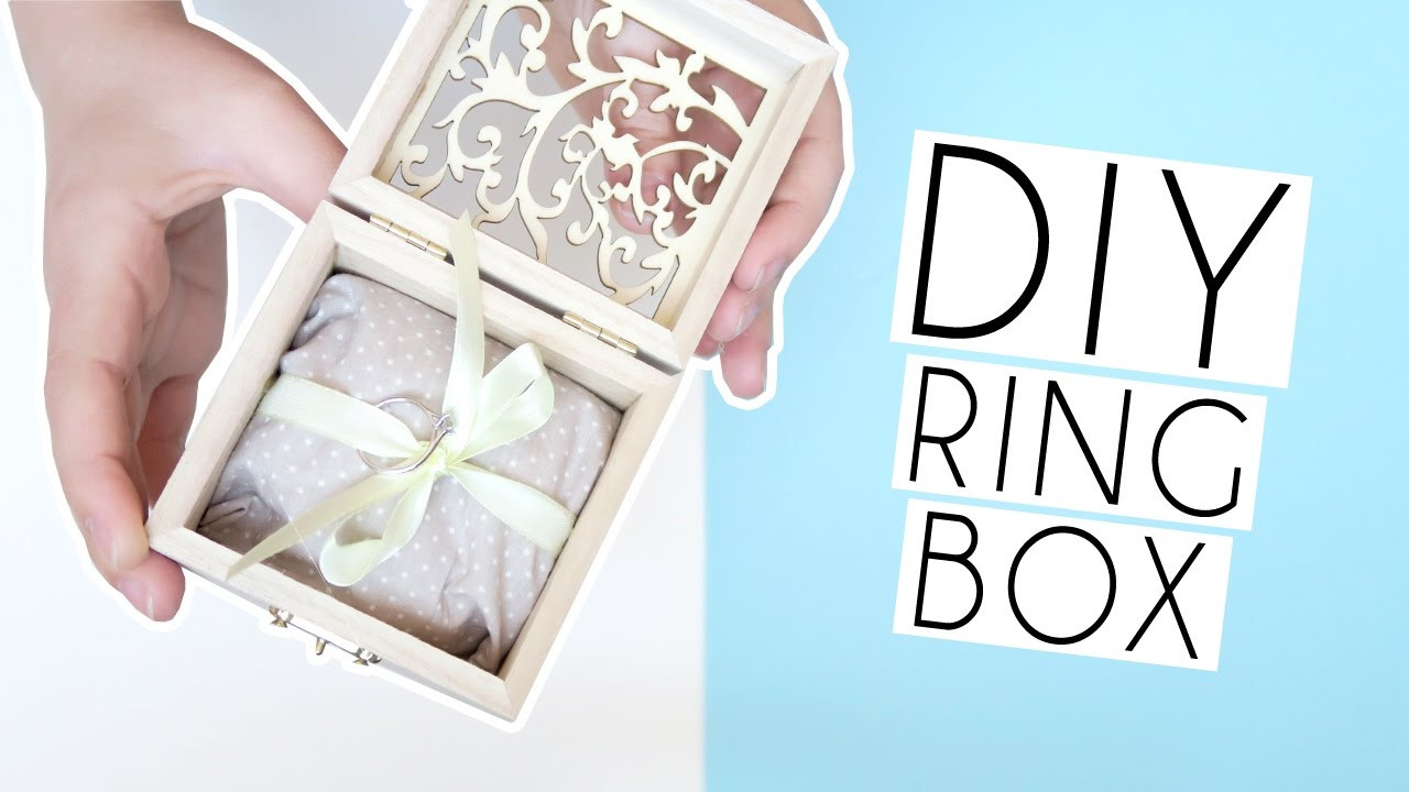 Best ideas about DIY Engagement Ring Box
. Save or Pin DIY Wedding RING BOX Now.