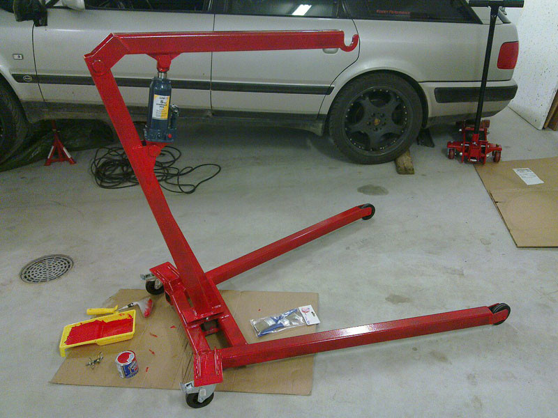 Best ideas about DIY Engine Hoist
. Save or Pin Engine crane mini size diy S2Forum The Audi S2 munity Now.