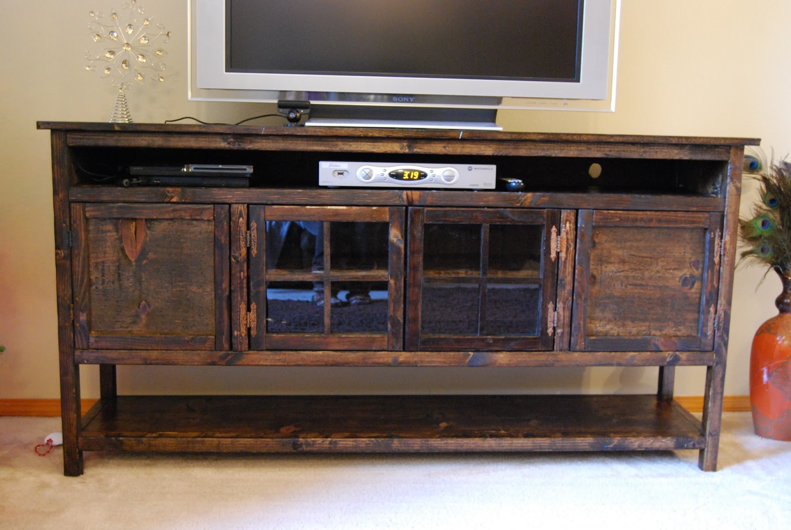 Best ideas about DIY Entertainment Center
. Save or Pin Vivacious Bee DIY entertainment center Now.